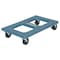 Vestil Blue Polyethylene Dolly Flush Top 1000 lb Capacity 18 x 30 DOL-1830-F - alternate 4
